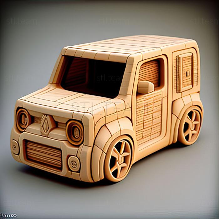 3D model Nissan Cube (STL)